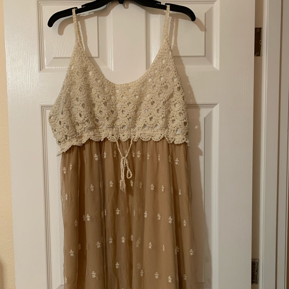 Crochet Top Dress - 2X